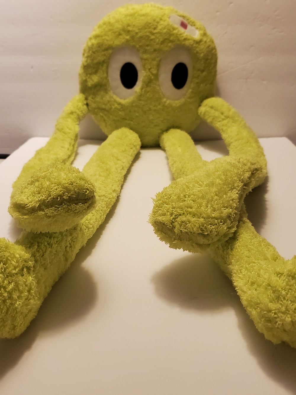 Large Long Legs Green Bandage Octopus Plush Toy Washable Long Arms NEW